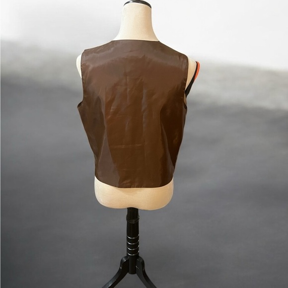 Route 66 Brown Classic Vest - Picture 3 of 6